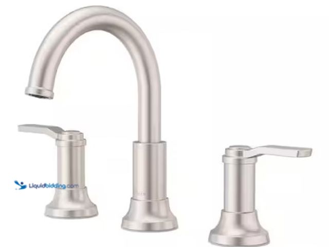 Lot 49-3631130 - Pfister Briscoe 8 in. Widespread Double Handle Bathroom Faucet in Spot Defense Brushed Nickel, Model...