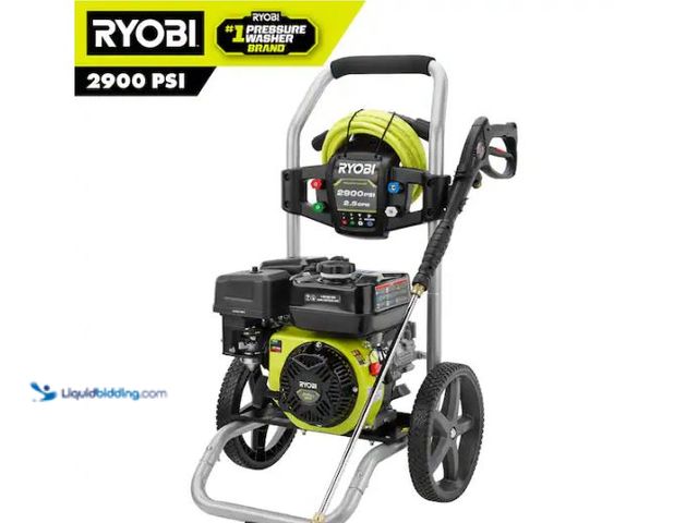 Lot 49-1627618 - RYOBI 2900 PSI 2.5 GPM Cold Water Gas Pressure Washer with 212cc Engine Model # RY802925, Slightly U...