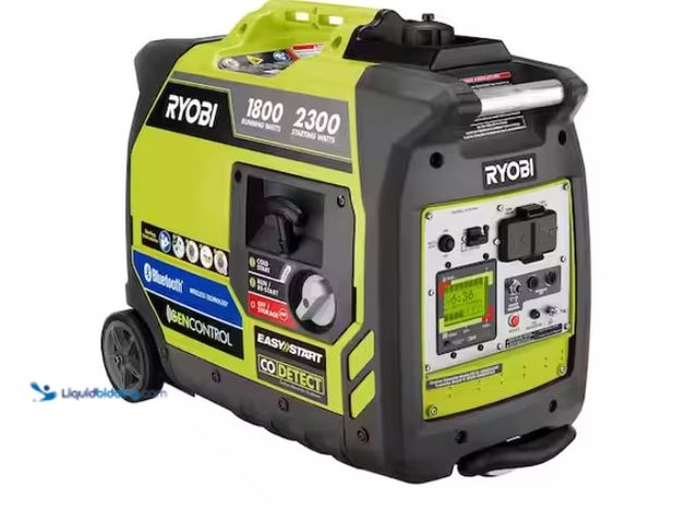 Lot 49-1538827 - RYOBI
2,300-Watt Recoil Start Bluetooth Super Quiet Gasoline Powered Digital Inverter Generator with...