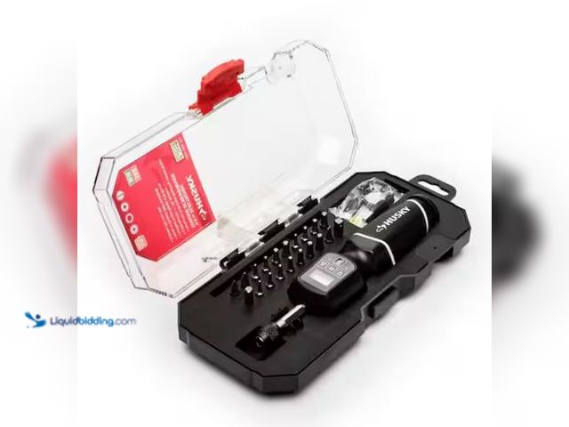 Lot 49-2005767 - Husky 8-40 in./lbs. 1/4 in. Drive Electronic Torque Screwdriver, Model # H4DETSD, Unused, Has attach...