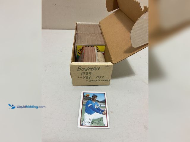 Lot 49-1991399 - Other 1989 BOWMAN BASEBALL COMPLETE 484 PLUS 11 CARD SET INCLUDING KEN GRIFFEY JR AND MORE #COINS072...