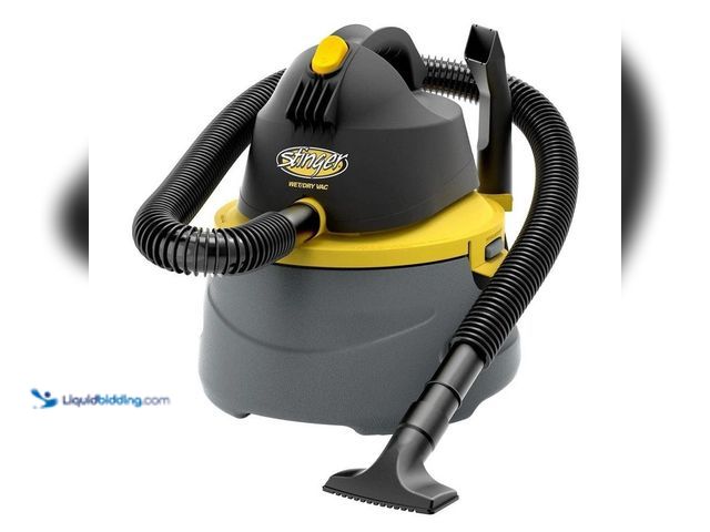Lot 49-1567810 - Stinger 2 Gal. 2.5 Peak HP Small Shop Vacuum Wet Dry Vac, Model # HD2020, Slightly used, Tested work...