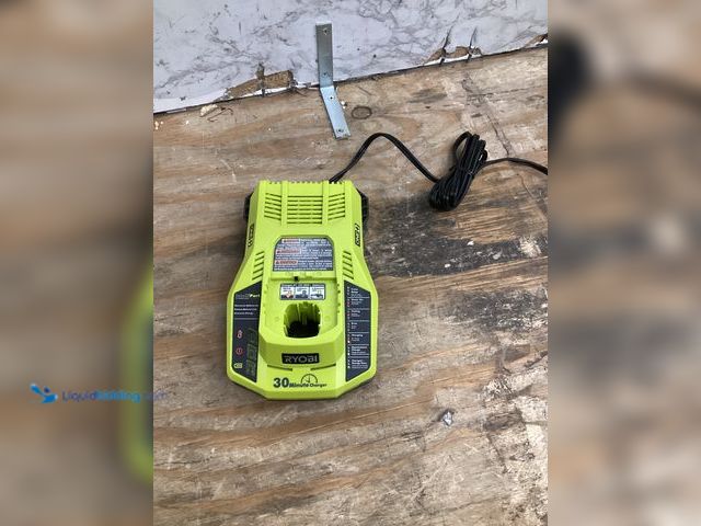 Lot 49-5461061 - Ryobi Charger Replacement Battery Charger P117 30 Minute Charger, Unused Powers On