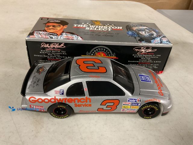 Lot 49-1505624 - COLLECTIBLE THE WINSTON SELECT #3 DALE EARNHARDT GOODWRENCH 1/24 SCALE DIECAST CAR BANK LIMITED EDIT...