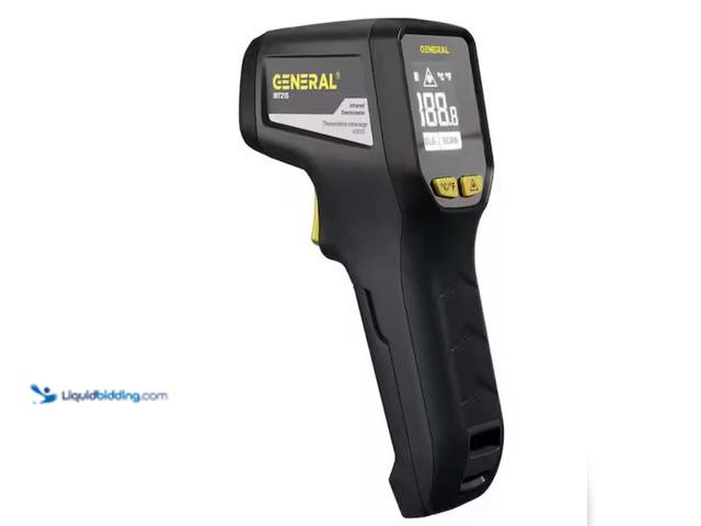 Lot 49-2006310 - General Tools 10:1 Infrared Thermometer with Multi-Spot Laser Targeting for HVAC, Electrical, Automo...
