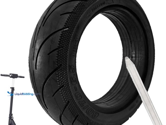 Lot 49-5406908 - 60/70-6.5 Off-road Solid Tire, 10x2.5 Tires Replacement, 10 inch Scooter Tubeless Solid Tire, for Ni...