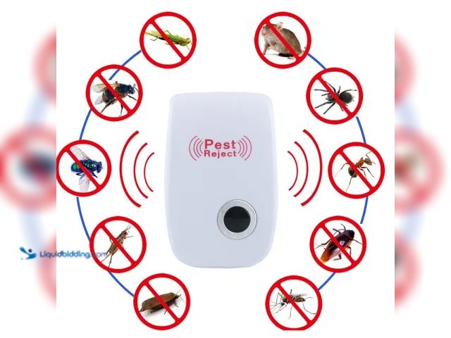 Lot 49-5414700 - QTY 3 - Ultrasonic Pest Repeller & Insect Indoor Repeller,Ultrasonic and Repellent for Roach,Rodent,...