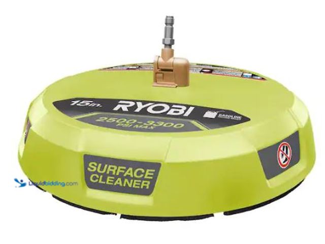 Lot 49-1518065 - RYOBI 15 in. 3300 PSI Surface Cleaner for Gas Pressure Washer Model # RY31SC01, Slightly Used  Ref#H...