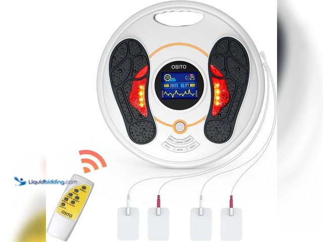 Lot 49-5438028 - OSITO TENS EMS Foot Massager for Neuropathy and Plantar Fasciitis Pain Relief, FSA/HSA Eligible, Ele...