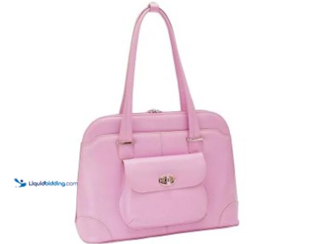 Lot 49-1519096 - McKleinUSA AVON Laptop Briefcase Women's Pink W Series Top Series Top Grain Cowhide Leather Bag 9665...