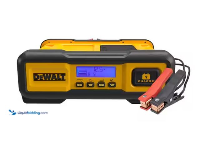 Lot 49-1570218 - DEWALT Professional 30 Amp Battery Charger, 3 Amp Battery Maintainer with 100 Amp Engine Start, Mode...