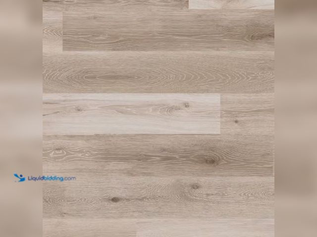 Lot 49-1631853 - APPROX. (77) SQ FT of AMERICAN LIVING Hickory Haze 28 MIL x 7.76 in. W x 60 in. L Click-Lock Waterpr...