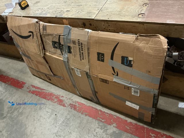 Lot 49-3531092 - Black Metal Headboard (full size) (scuffs/scratches) (no hardware) Used