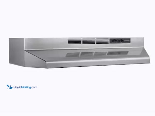 Lot 49-2006604 - Broan-NuTone RL6200 Series 30-Inch Ductless Under-Cabinet Range Hood, Stainless Steel Finish, Model ...