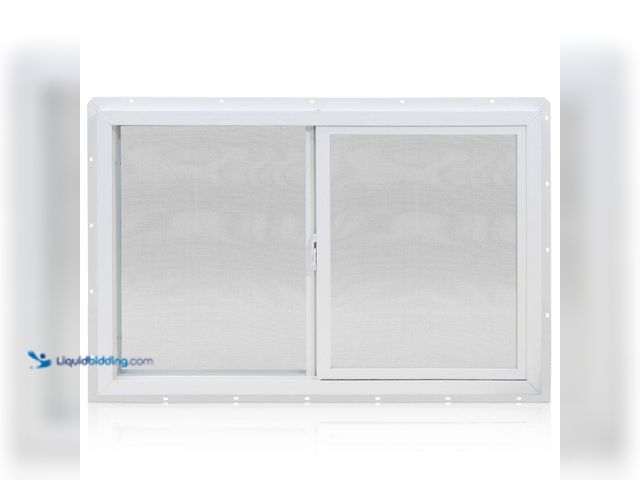 Lot 49-5413853 - TAFCO WINDOWS
48 in. x 36 in. White Left-Hand Double-Pane Insulated Glass Vinyl Sliding Window with...