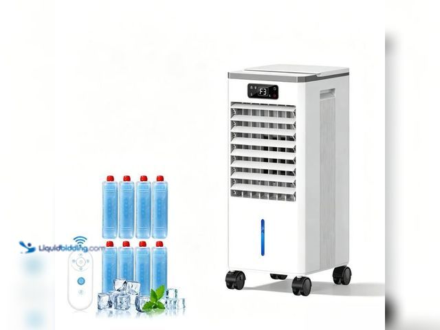 Lot 49-2024098 - Stbine Portable Evaporative Air Cooler, 3 Modes 3 Speeds, 12H Timer, 2-Gal Tank, Quiet 46dB, 16ft Re...
