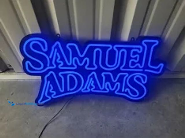 Lot 49-5541377 - Samuel Adams LED Neon Sign (opened to view) New