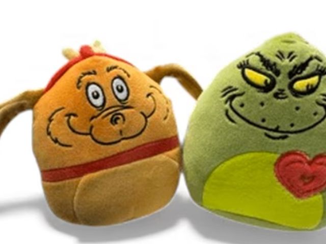 Lot 499-10093 - 1 New Dr. Suess Grinch and Max 5" Squishmallow