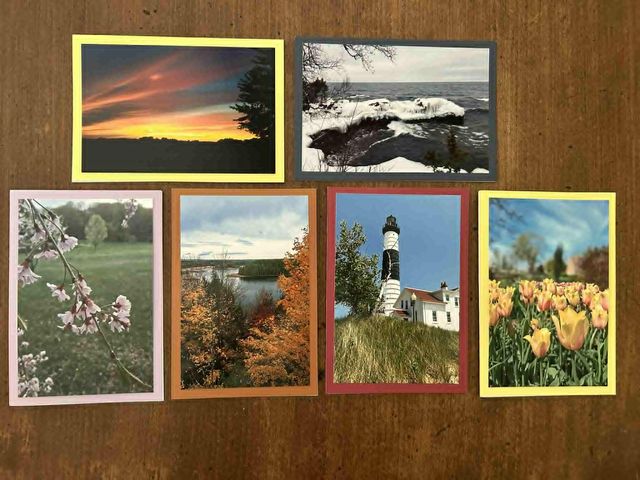 Lot 499-229 - 'Seasons' Cards with envelopes- set of 6. Blank inside
Thank you Roseanne VanSolkema for this donati...