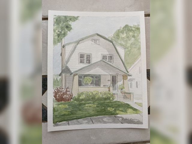 Lot 499-236 - 8x10 original water color painting, by Rachel Maatman.  This painting will beautifully capture the c...
