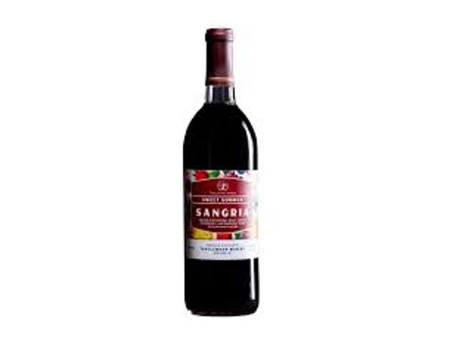 Lot 499-239 - 1 bottle Tanglewood Winery Sweet Summer SANGRIA
A blend of blueberry, grape, aronia, strawberry, and...