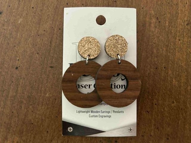 Lot 499-243 - BenJoy Earrings- lightweight wooden earrings
Thank you BenJoy for the donation!