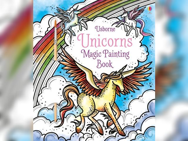 Lot 499-508 - Unicorns Magic Painting Book by Usborne. Includes paint brush. Just add water for colors to magicall...