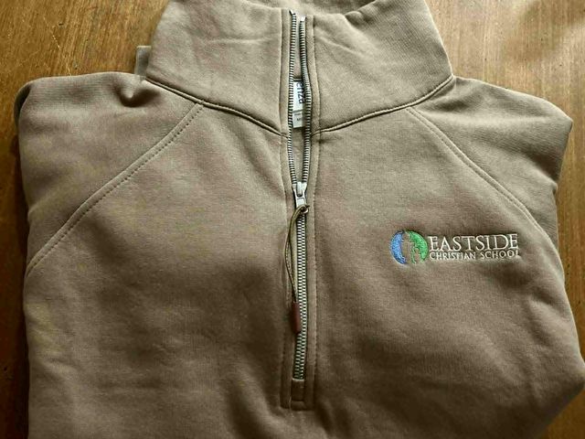 Lot 499-397 - Ladies Sweatshirt- Size Medium- Embroidered with Eastside Christian School Logo
Ladies Boxy 1/2 Zip ...