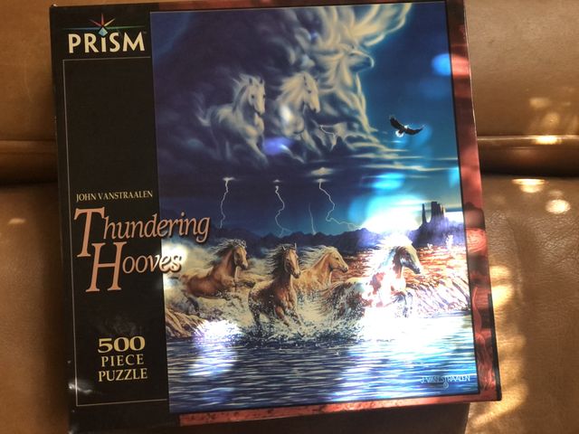 Lot 499-505 - "Thundering Horses" 500 piece jigsaw puzzle.