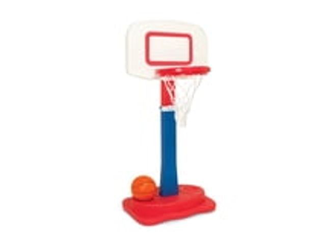 Lot 499-10094 - 1 New Play Day Adjustable Basketball Goal with Built-In Ball Storage