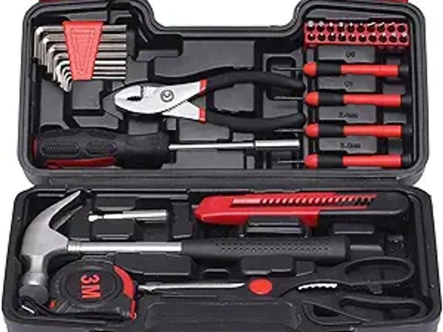 Lot 499-231 - Household Tool Set- perfect for under the kitchen sink, office maintenance, car maintenance, or home...