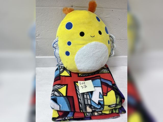 Lot 499-32 - pillows and blankets