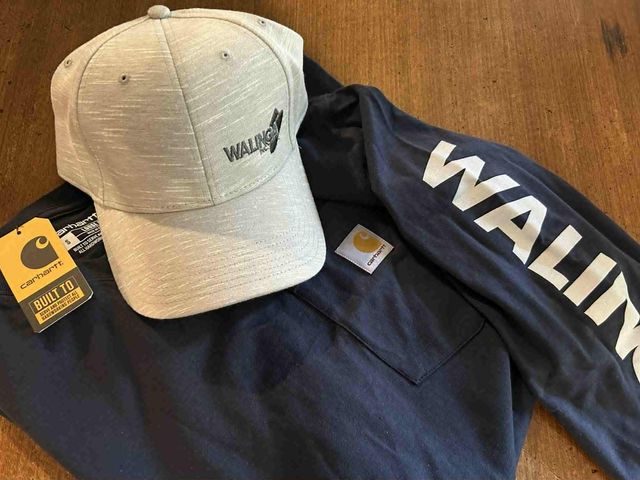Lot 499-295 - WALINGA hat with Carhartt longsleeve (loose fit size small) with 'Walinga' on sleeve
Thank you Walin...