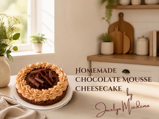Lot 499-301 - Homemade - Chocolate Mousse Cheesecake made by Jocelyn Miedema Thank-you Jocelyn for this delicious ...