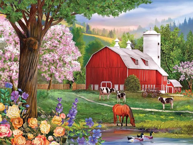 Lot 499-401 - 300XL pc Puzzle - Rose Art - Spring Morning
regularly sells for $9.99
