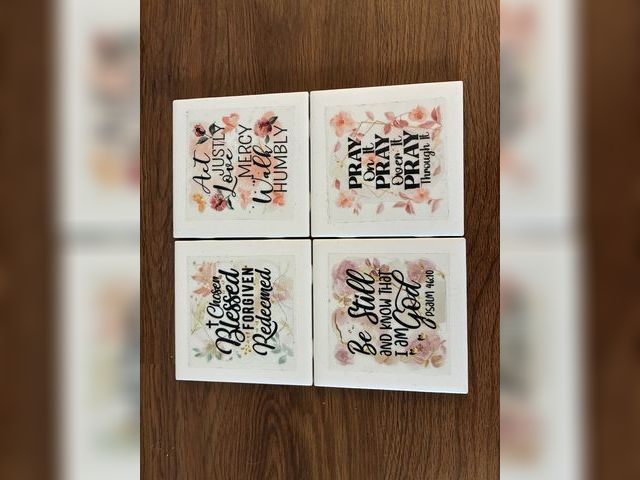 Lot 499-429 - Coasters! Donated by Bev Barnhill.