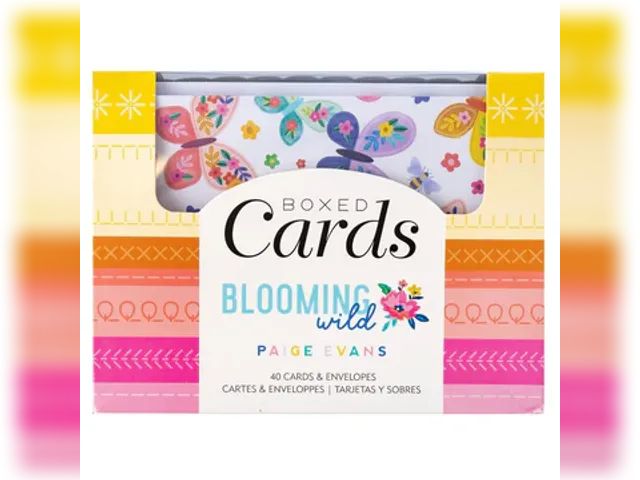 Lot 499-224 - Boxed Cards- Blooming wild by Paige Evans
40 cards and envelopes
