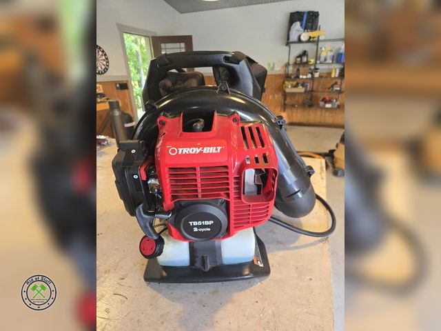 Lot 53-673 - Troy Bilt Backpack Leaf Blower - In Good Working Condition - Clean