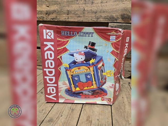 Lot 53-1014 - Hello Kitty Lego Style Building Set, Some packages are opened inside.
