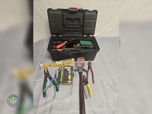 Lot 53-629 - Small Tool Box filled with Misc Tools (BSMT)