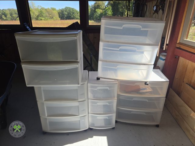 Lot 53-714 - Lot of Plastic Sterlite Storage Drawers
