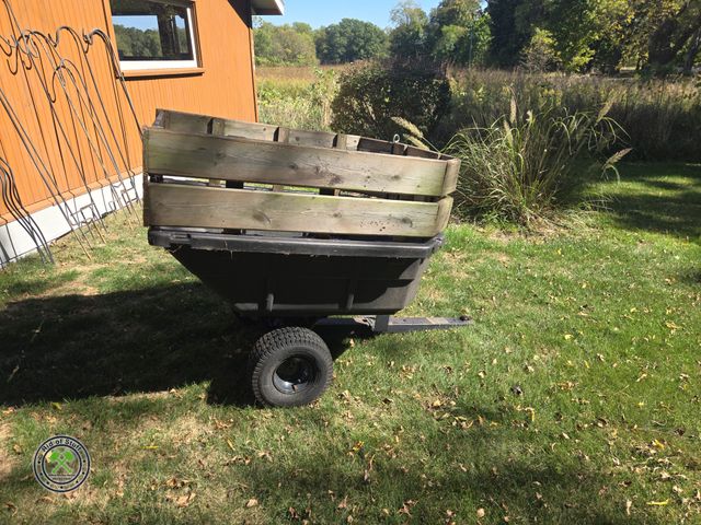 Lot 53-722 - Large Yard Wagon with Hitch Pin
