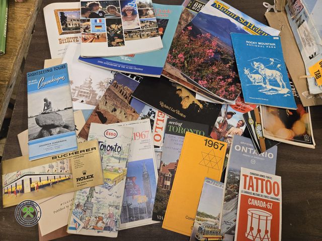 Lot 53-989 - Lot of Vintage Travel Brochures/Magazines - several from Canada, Mt. St. Helen, and More