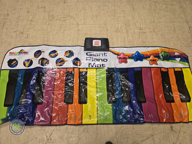 Lot 53-952 - 6 FT Kids Piano Mat - Works - Like new - With box.