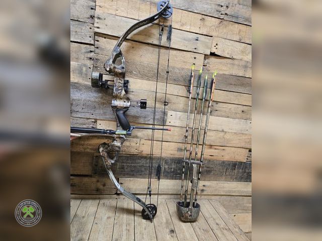 Lot 53-809 - Golden Eagle Evolution Advant Right Hand Bow with Arrows (D1B)