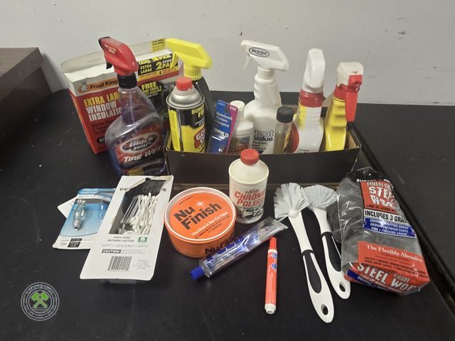 Lot 53-632 - Chemical Lot - Steel Wool Pads, Brushes and more! (BSMT)