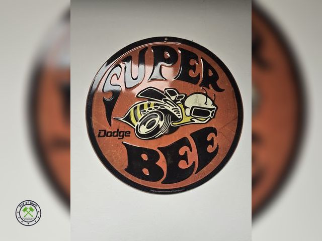 Lot 53-675 - Metal Dodge Super Bee Wall Sign - 12"