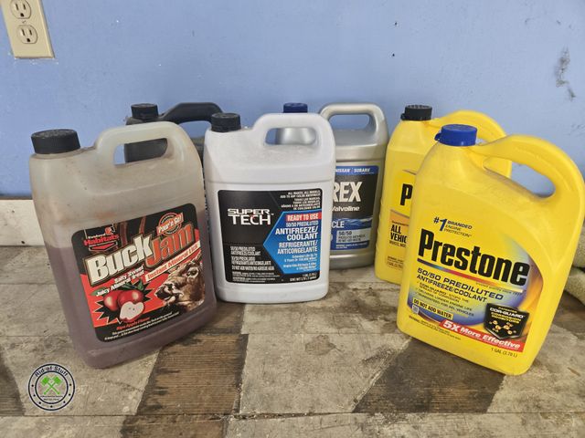 Lot 53-616 - Lot of AntiFreeze Coolant Most are new of almost full