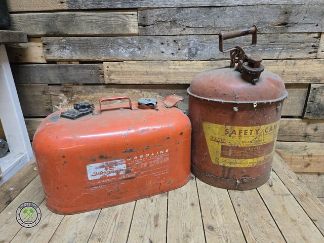 Lot 53-2014 - Metal 6 Gallon Marine Fuel Tank and Metal 5 Gallon Fuel Gas Tank