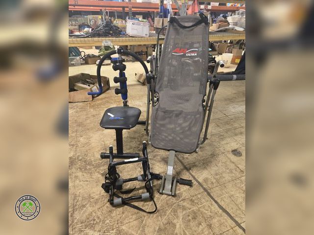 Lot 53-1053 - Ab Lounger Workout Machine, Ab-Doer Pro Model Ab Machine and Bike Rack